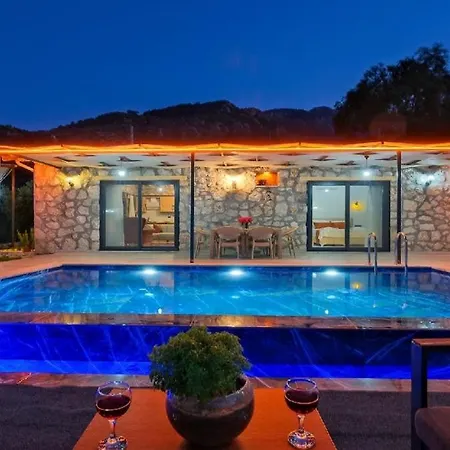 Villa With Private Pool For 4 People In Bozyer, *