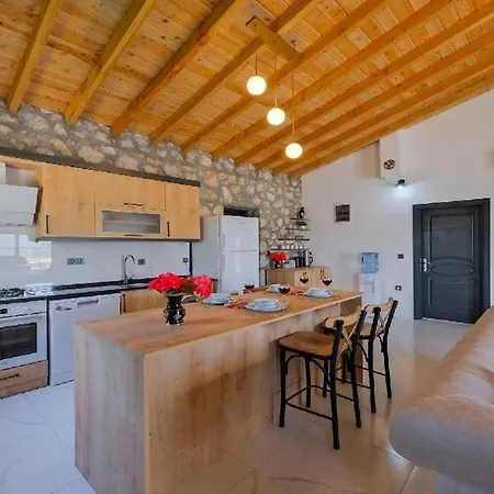 Villa With Private Pool For 4 People In Bozyer, Fethiye